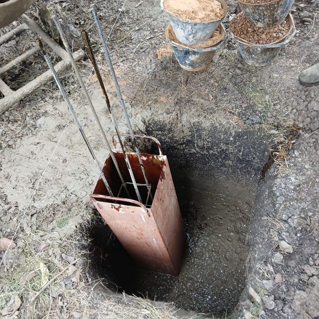 Fundación con armadura