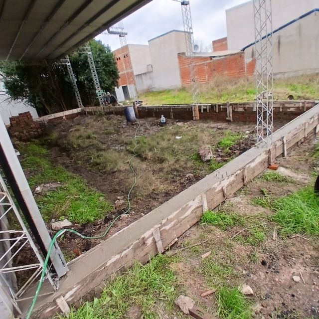 Fundaciones: replanteo y encofrado