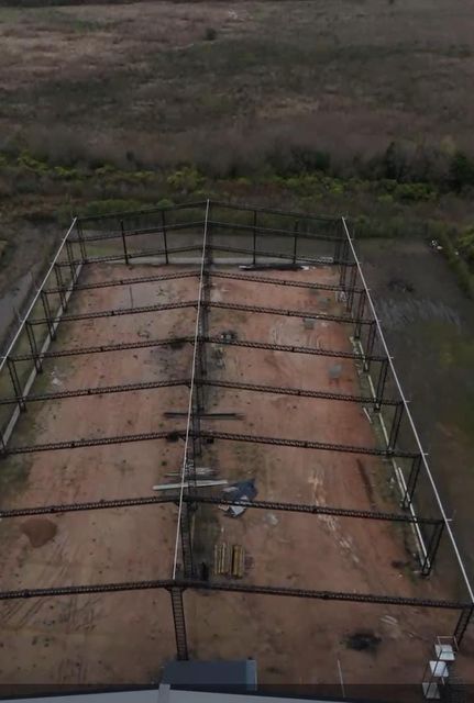 Galpón: estructura vista desde arriba