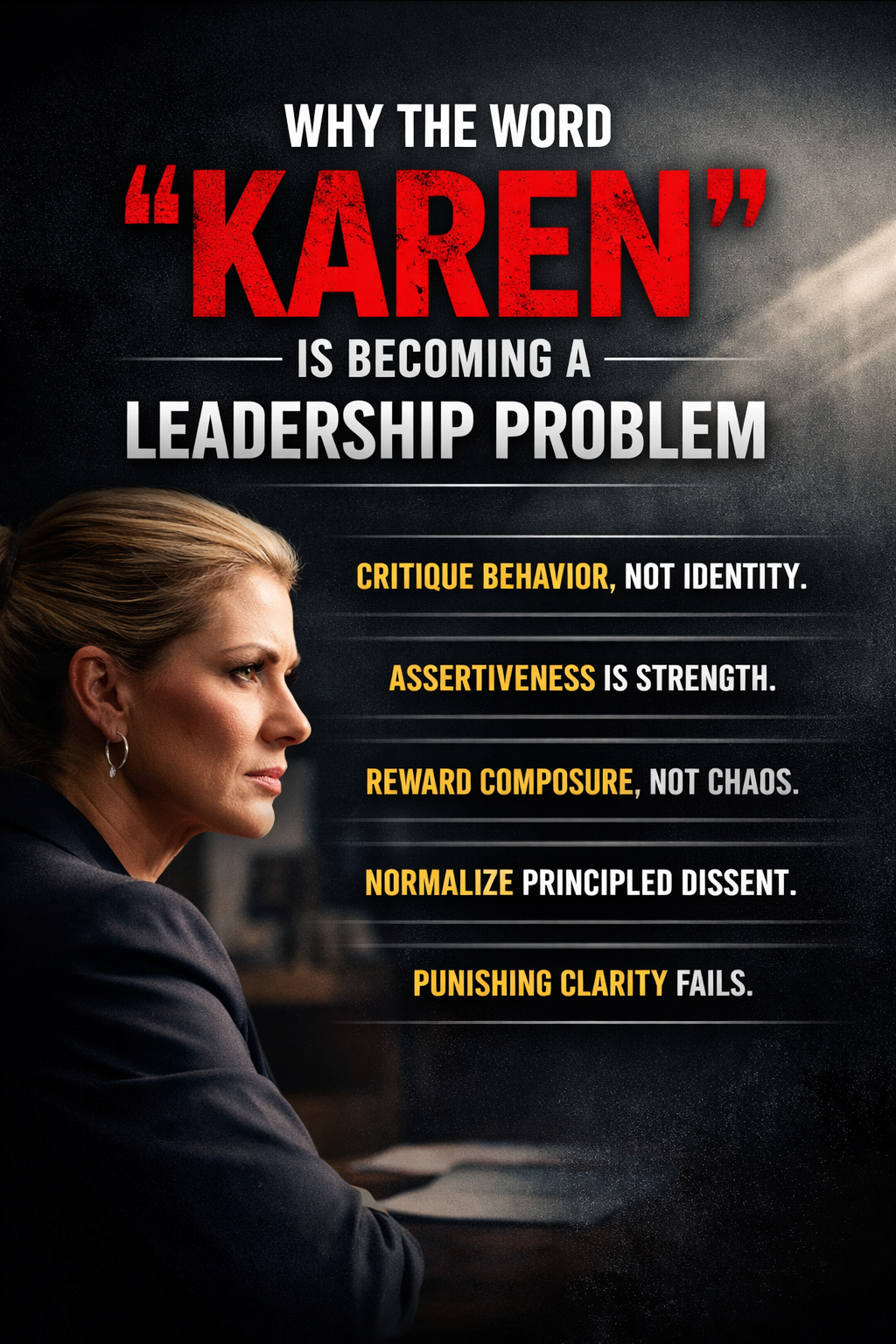 why calling strong women “karen” is lazy leadership why calling strong women “karen” is lazy leadership