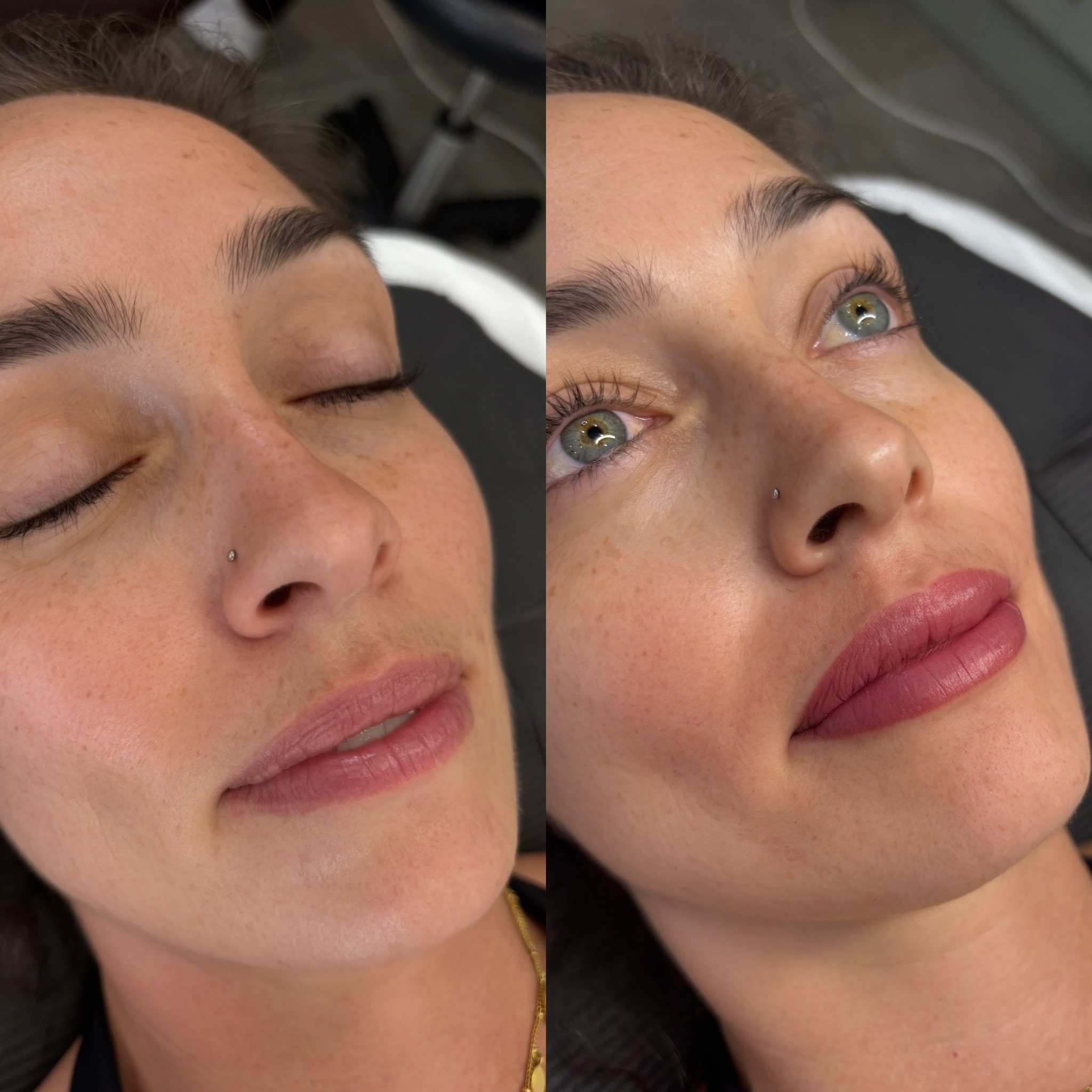Lip blush result