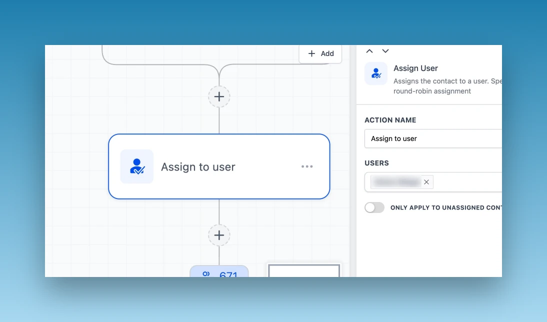 assign user