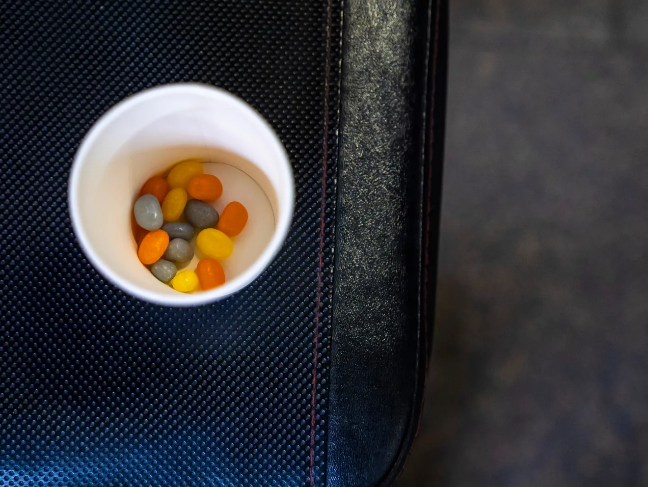 Jelly beans in a cup