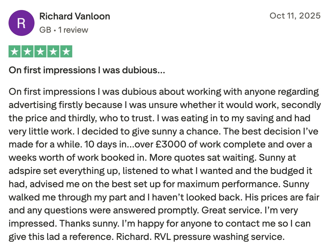 Trustpilot review