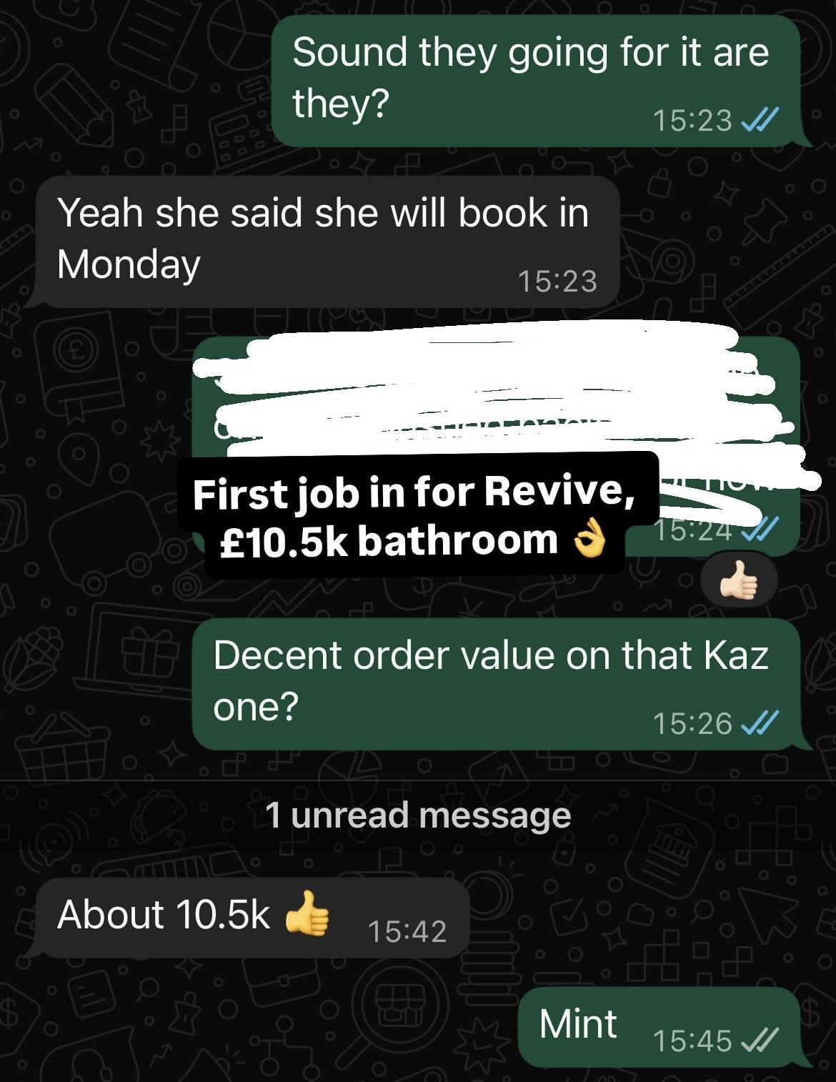 Revive North East £10.5k bathroom WhatsApp