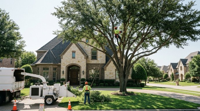 Outdoor lighting installation Frisco TX