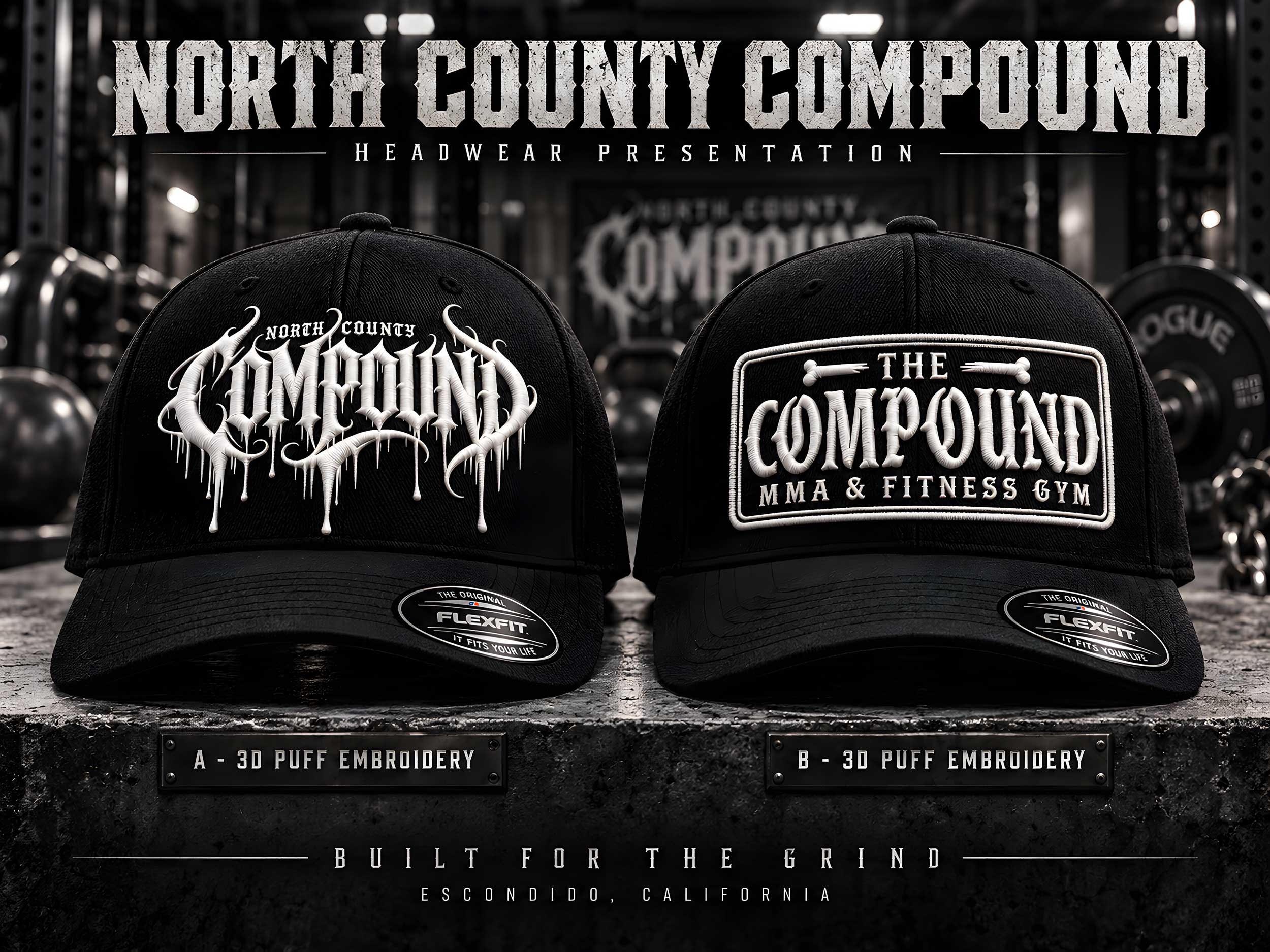 North County Compound headwear presentation