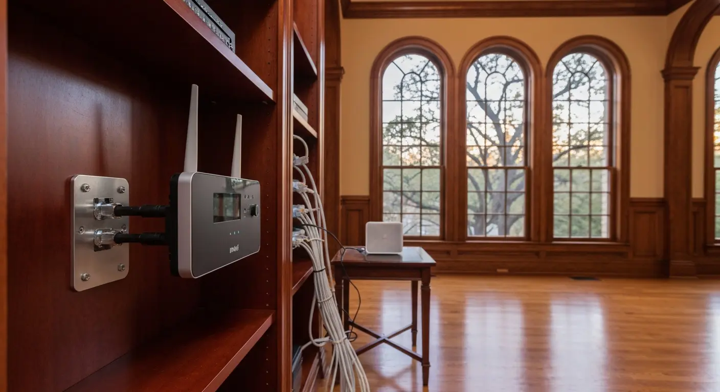 Network installation in Ladue home