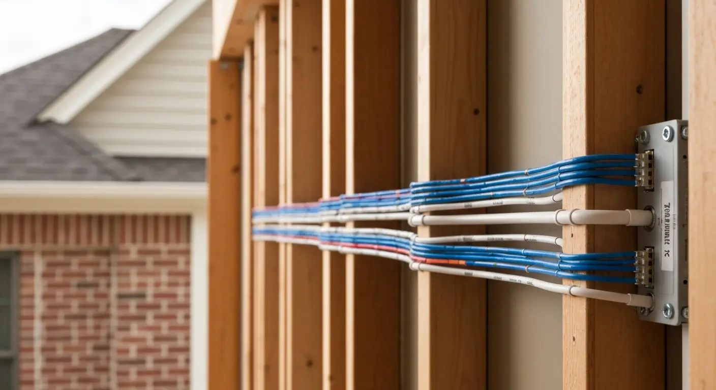 Network installation in Chesterfield home