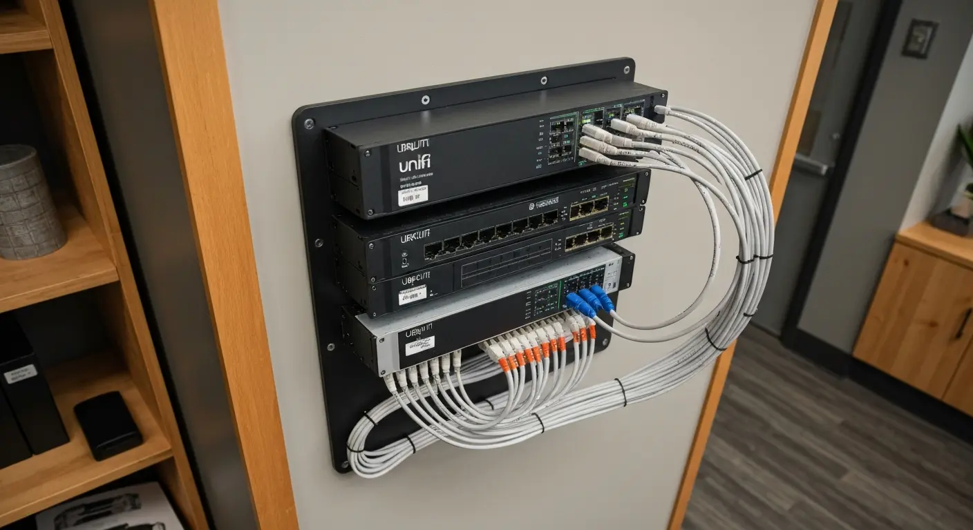 UniFi system control panel
