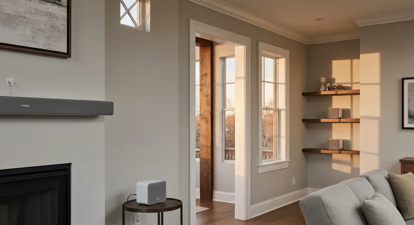 Sonos whole-home audio installation