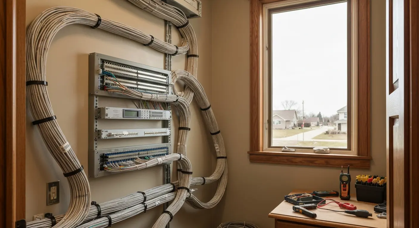 Structured cabling installation