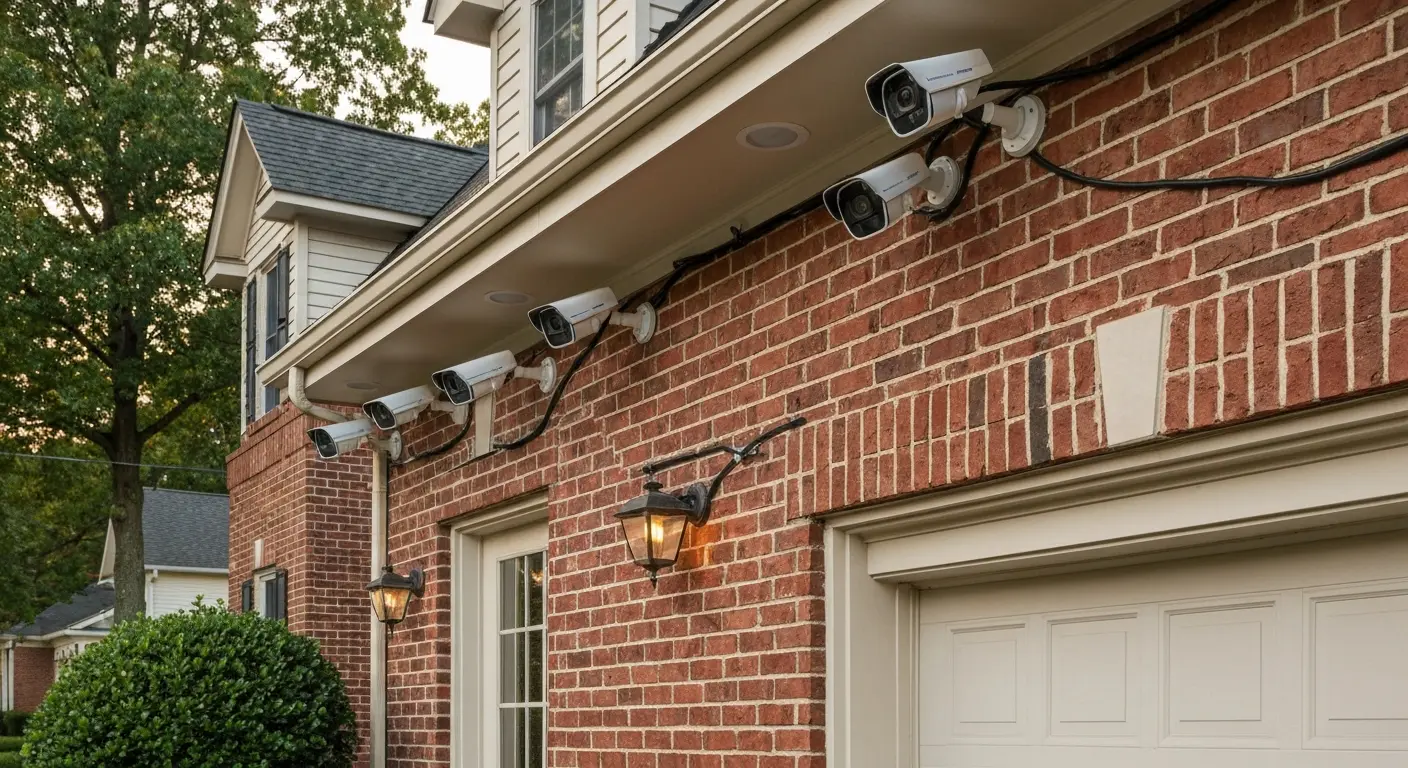 Security camera installation