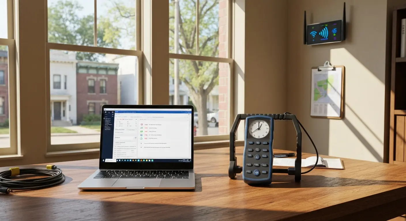 Wi-Fi signal strength testing