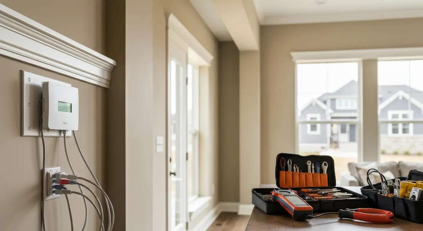 Network installation in Wentzville home