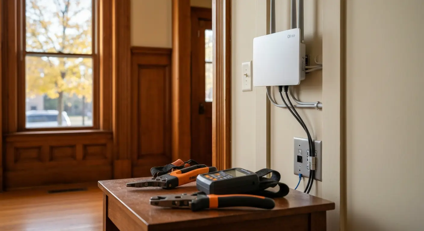 Wi-Fi network setup in Webster Groves home