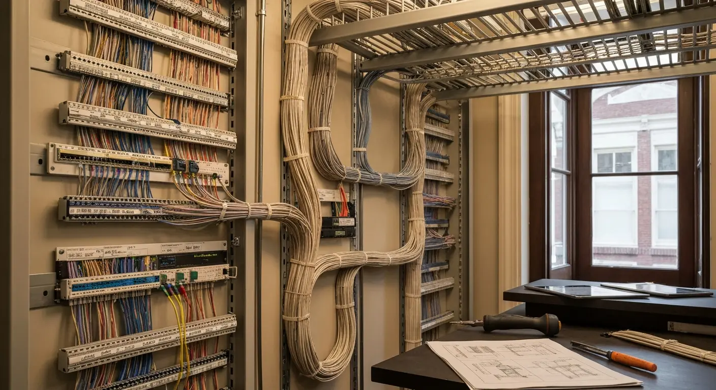 Structured cabling installation