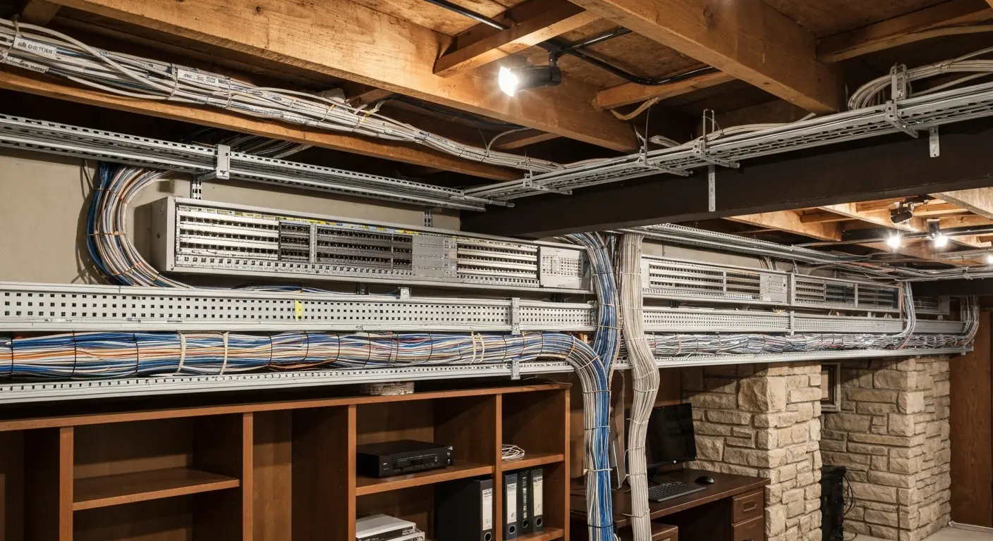 Structured cabling installation