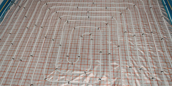 A wet underfloor heating solution A wet underfloor heating solution