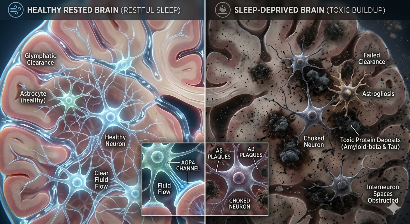 Il tuo cervello si pulisce mentre dormi