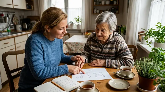 Wenn Alzheimer vererbbar sein könnte – einfühlsames Familiengespräch Wenn Alzheimer vererbbar sein könnte – einfühlsames Familiengespräch