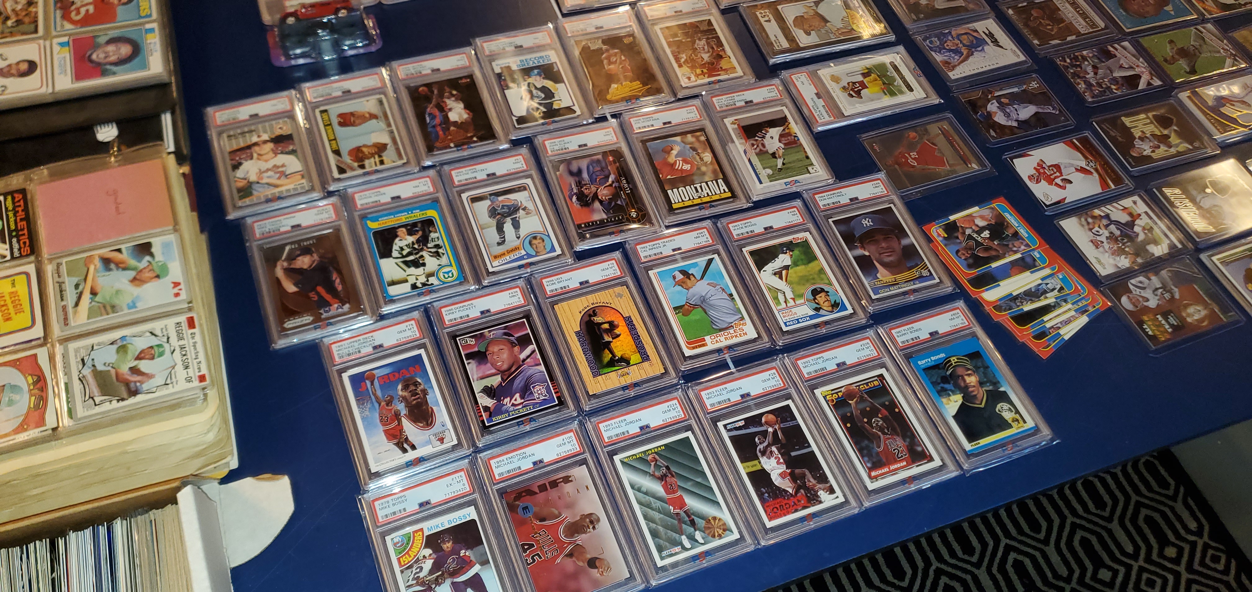 A graded slab card