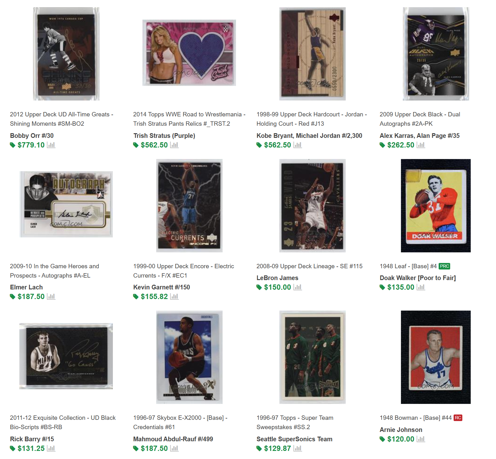 Atlantic Cards COMC store