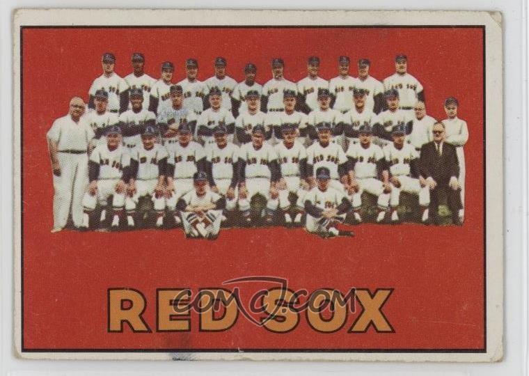 1967 Red Sox team card