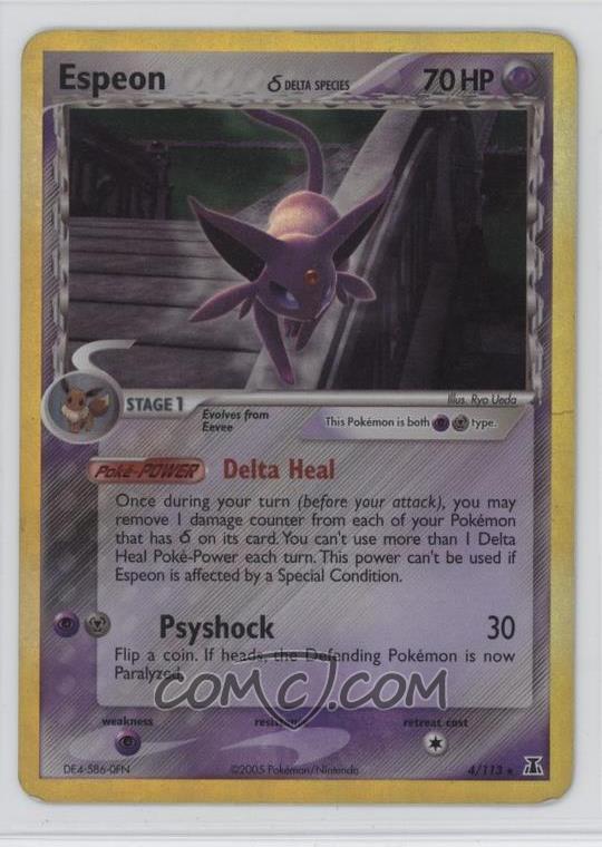 Espeon holo, Delta Species