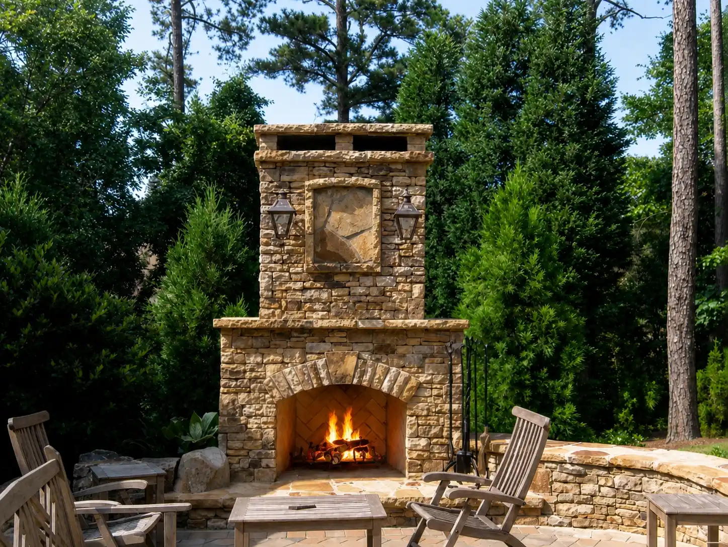 Outdoor Fireplaces and Fire Pits