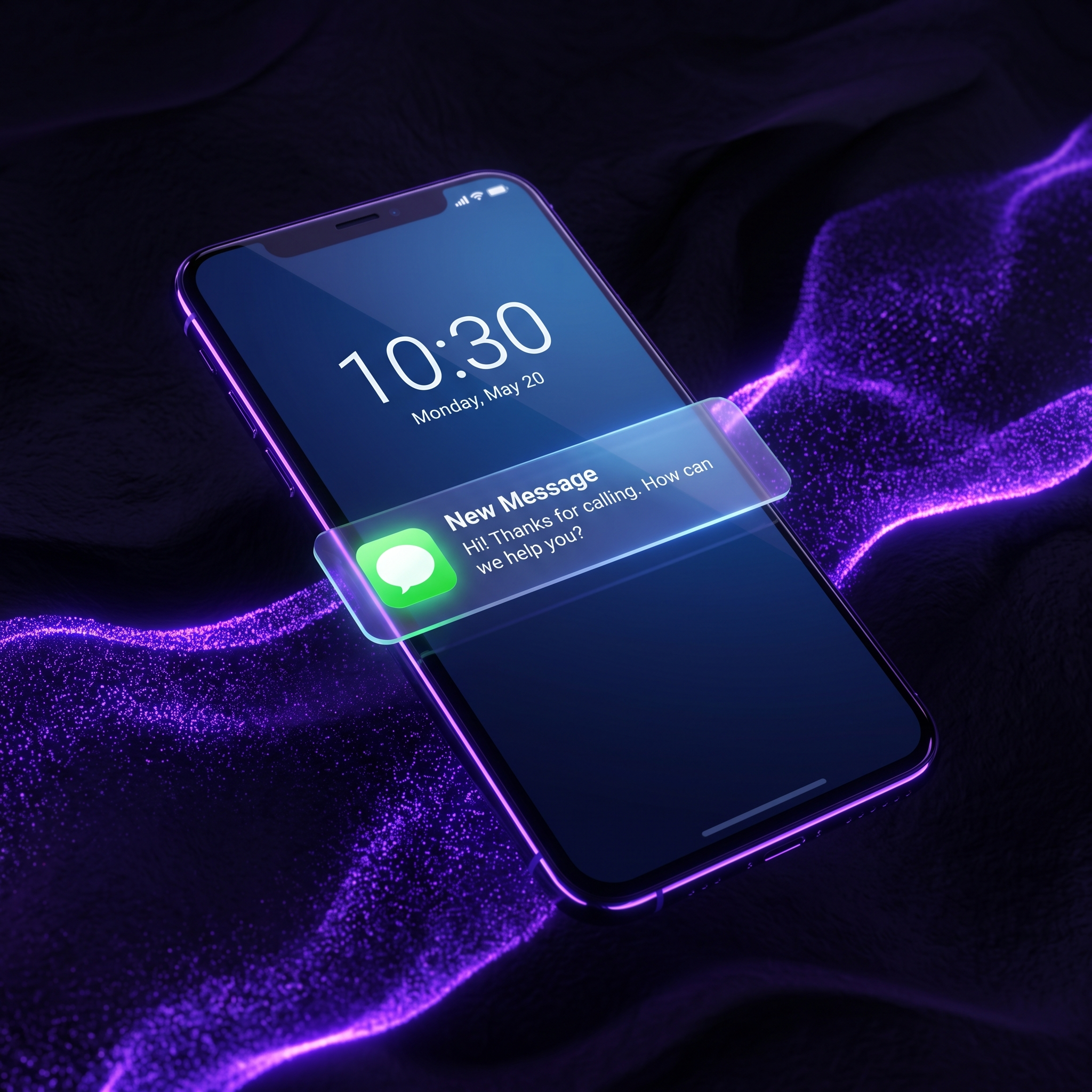Automated missed-call text-back