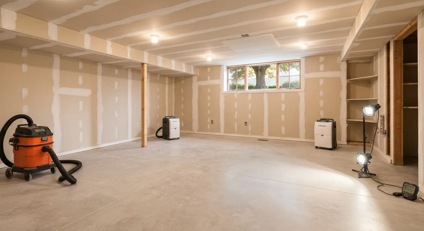 Basement water removal in Novi