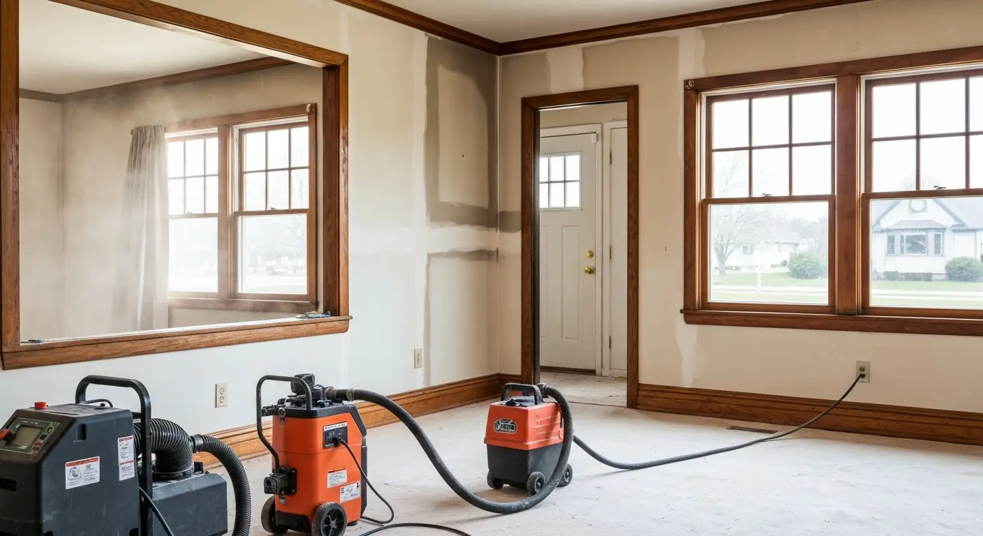Fire damage restoration