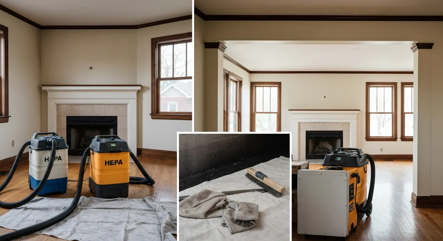 Residential soot cleanup