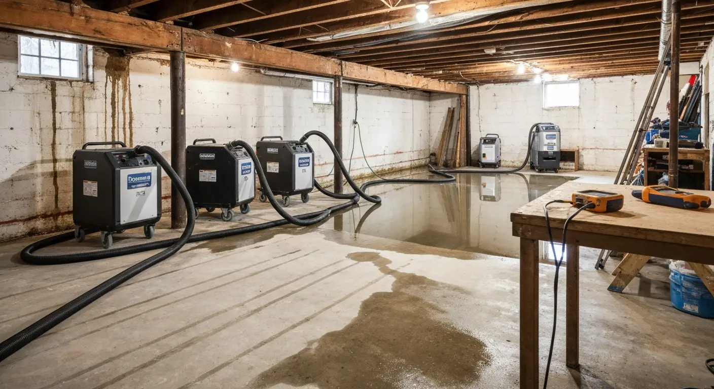 Basement water extraction