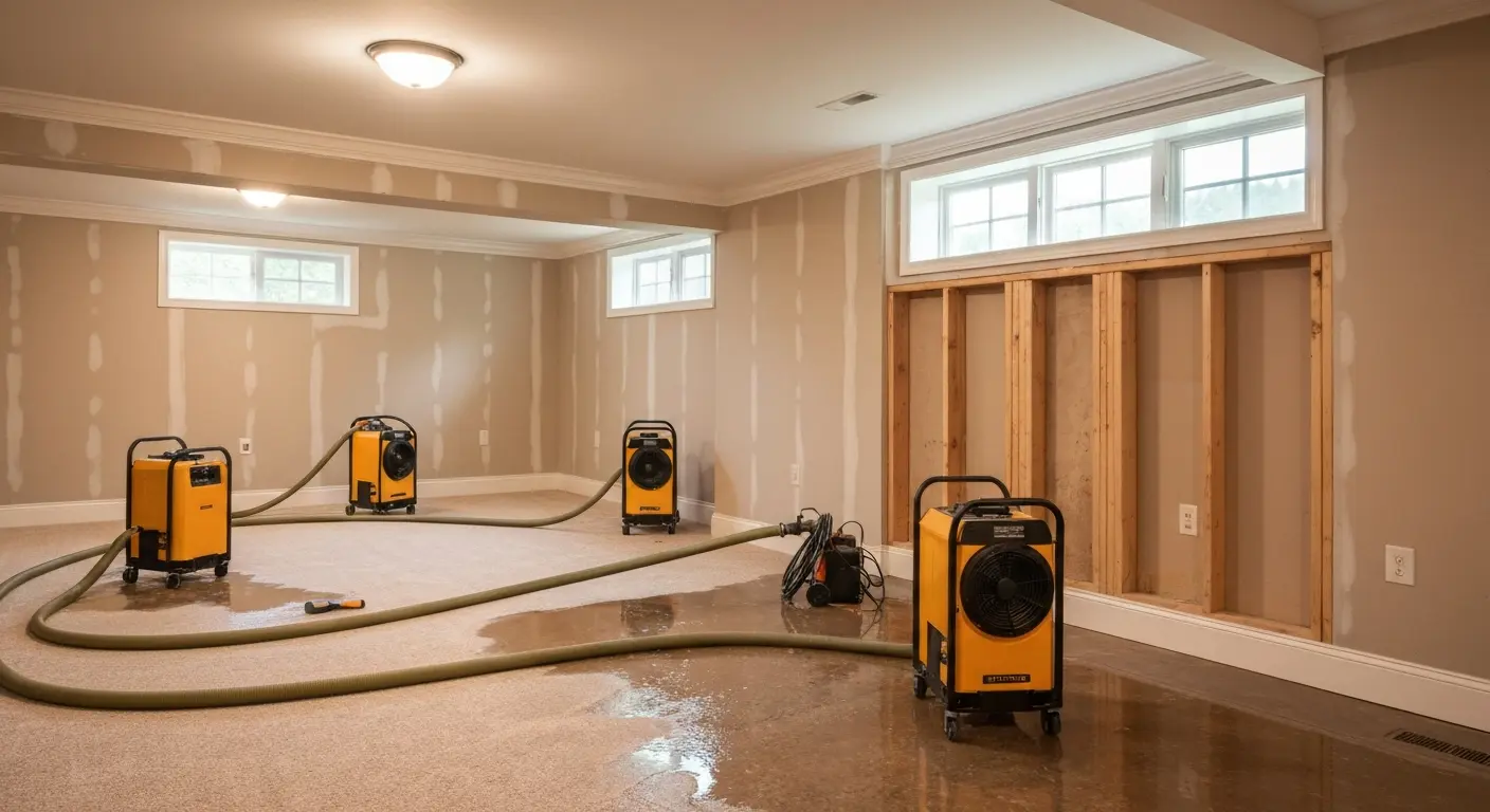 Water extraction from residential home
