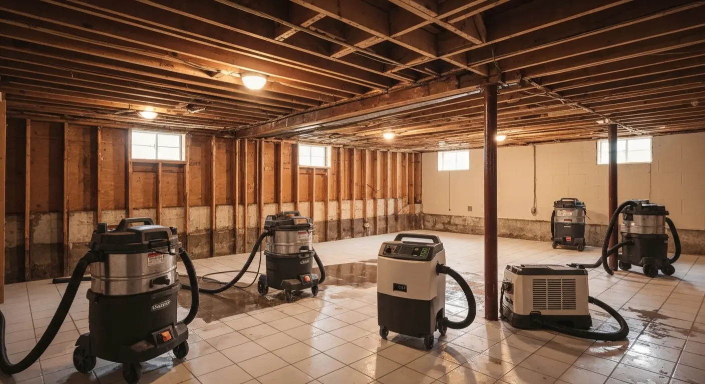 Water extraction basement
