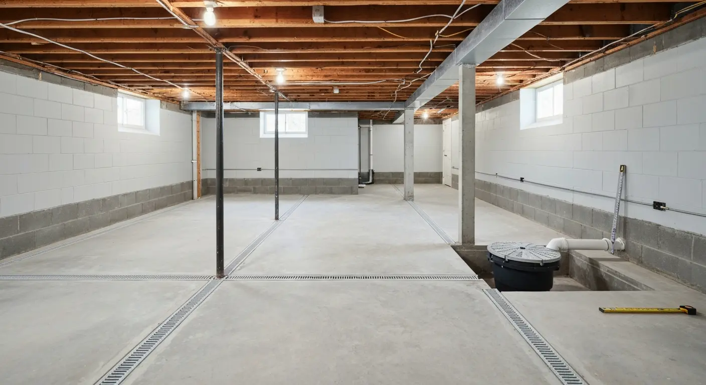 Basement waterproofing in Ypsilanti