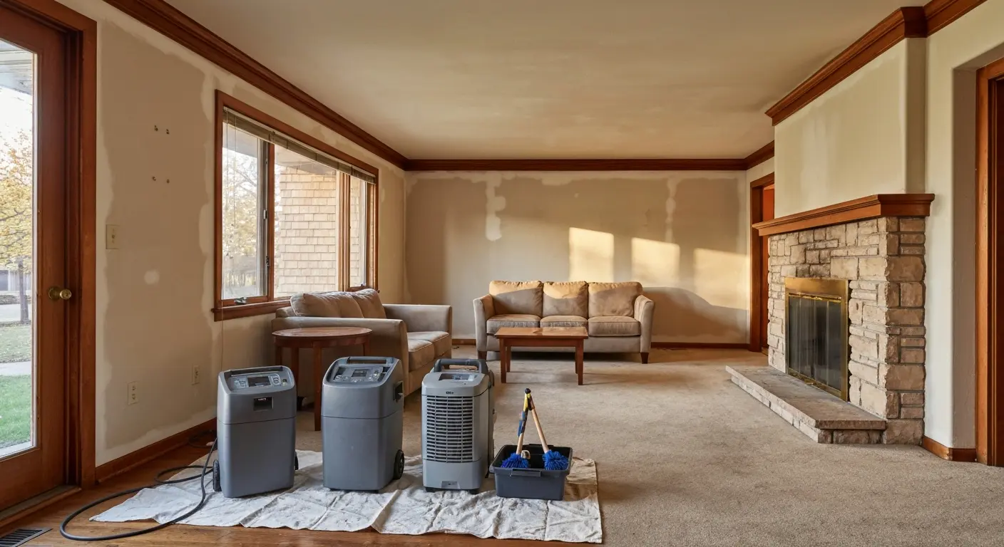 Fire damage restoration