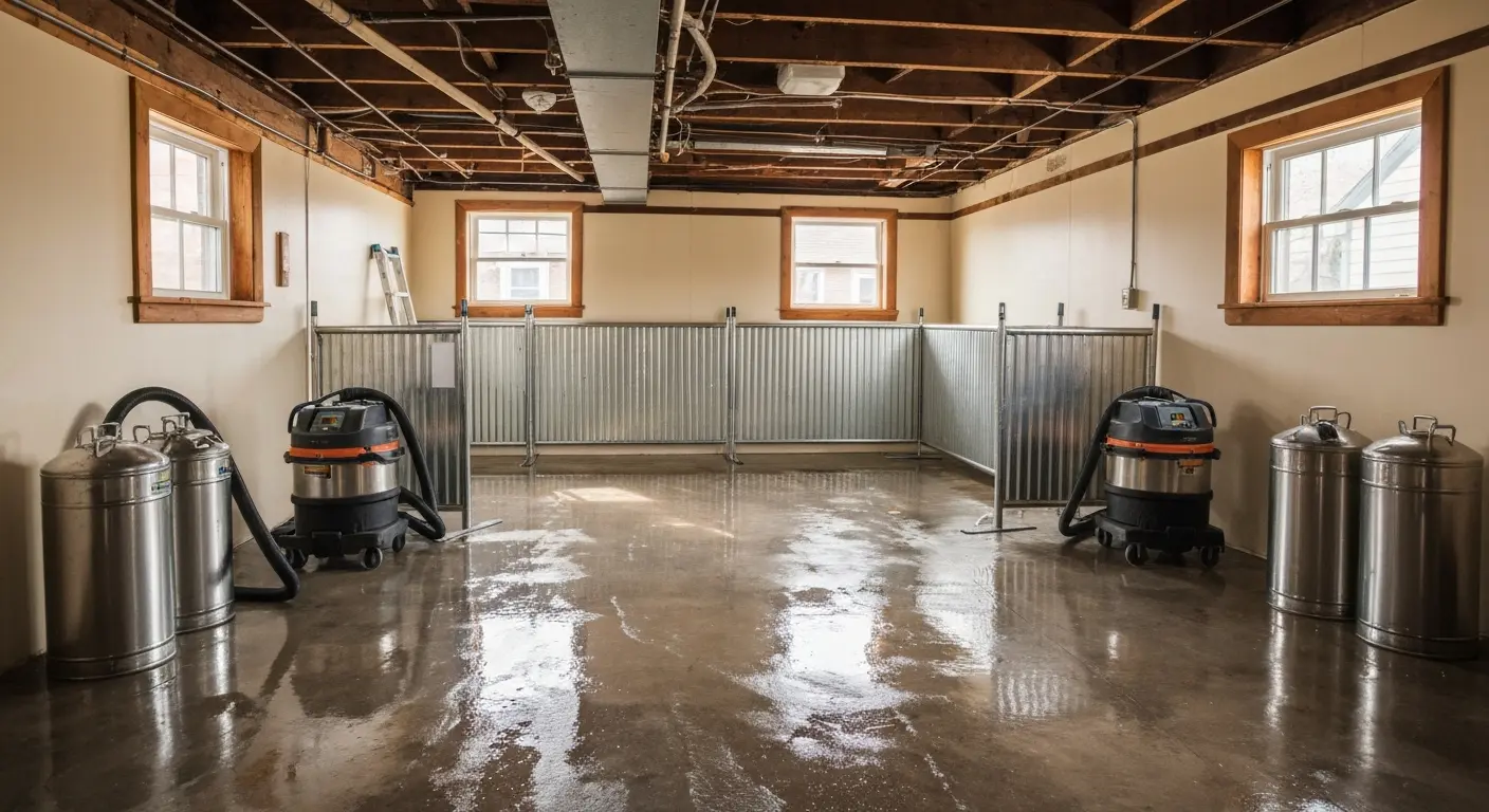Sewage cleanup