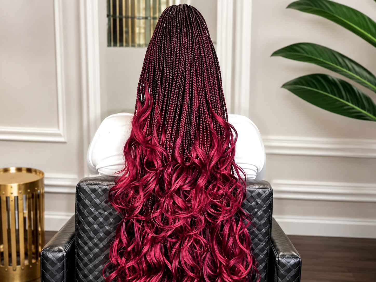 Protective braiding style in San Diego