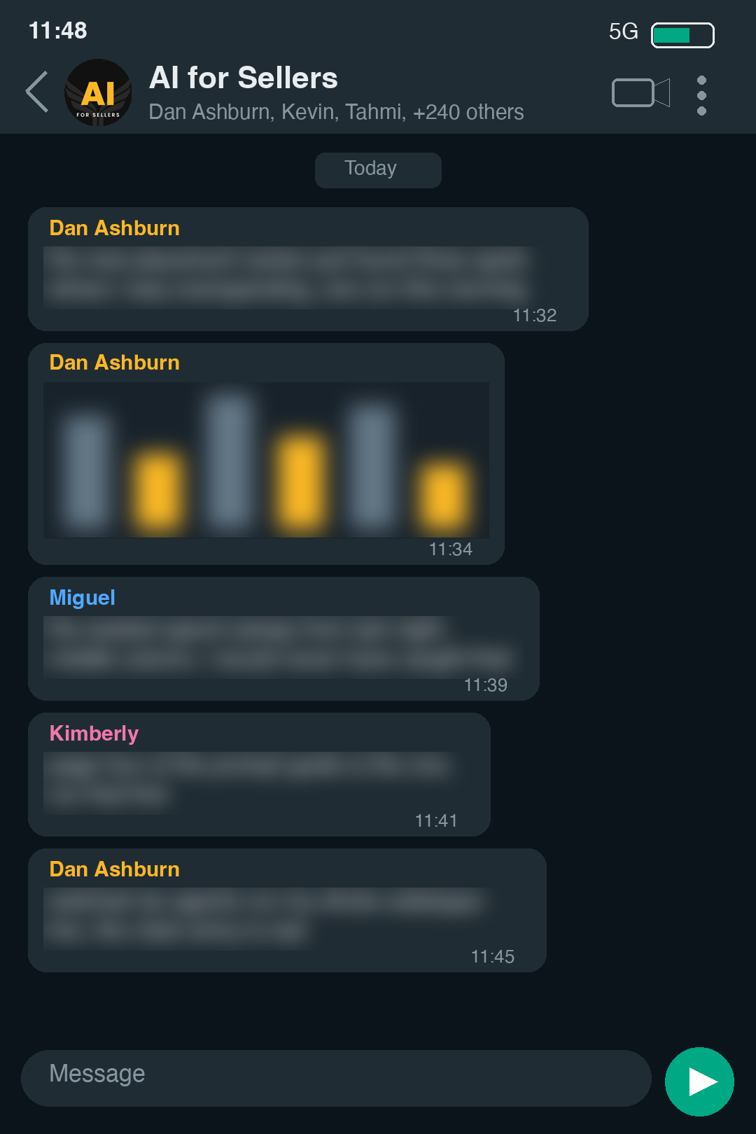Inside the AI for Sellers WhatsApp group