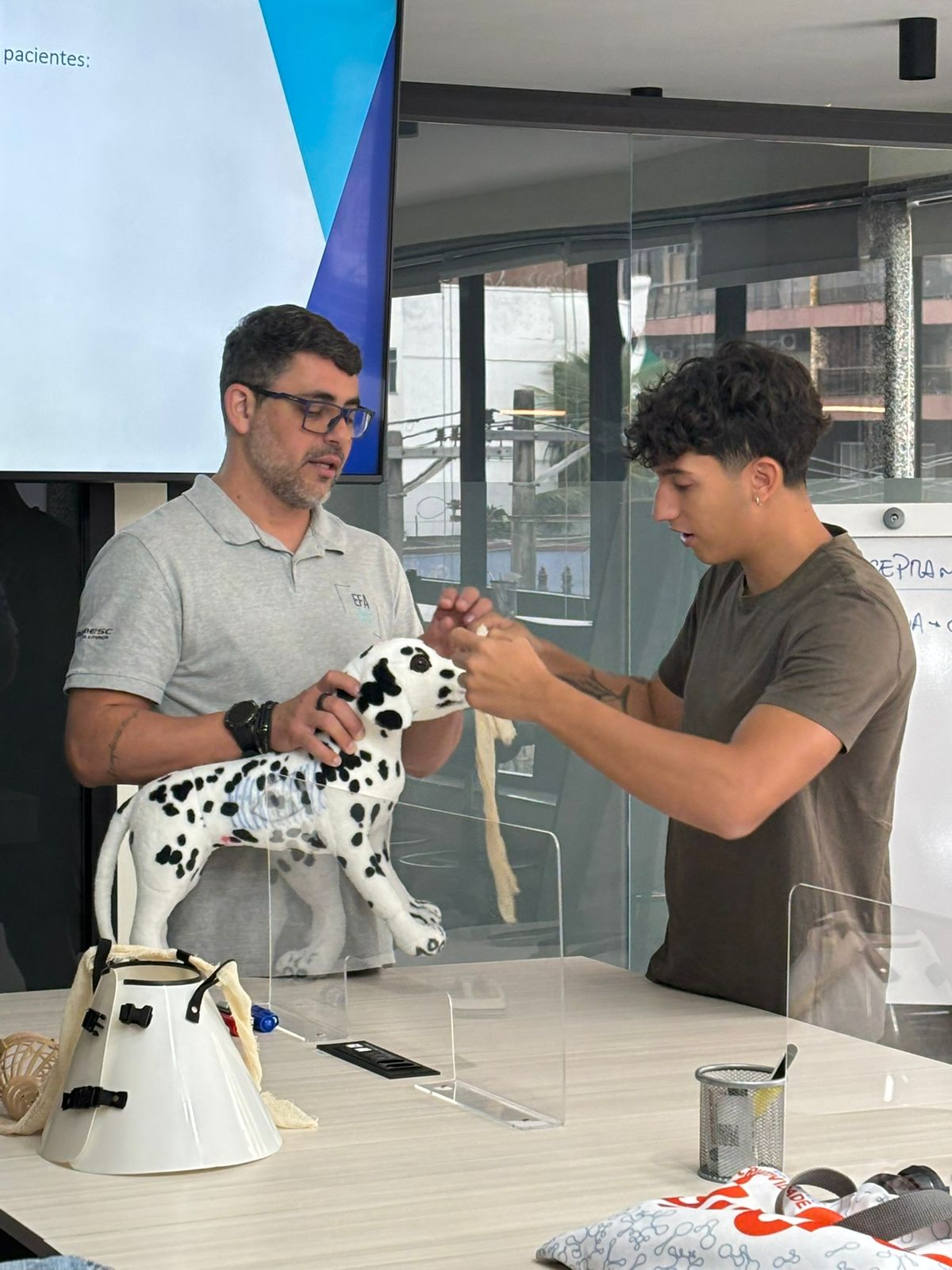 Aula de contenção