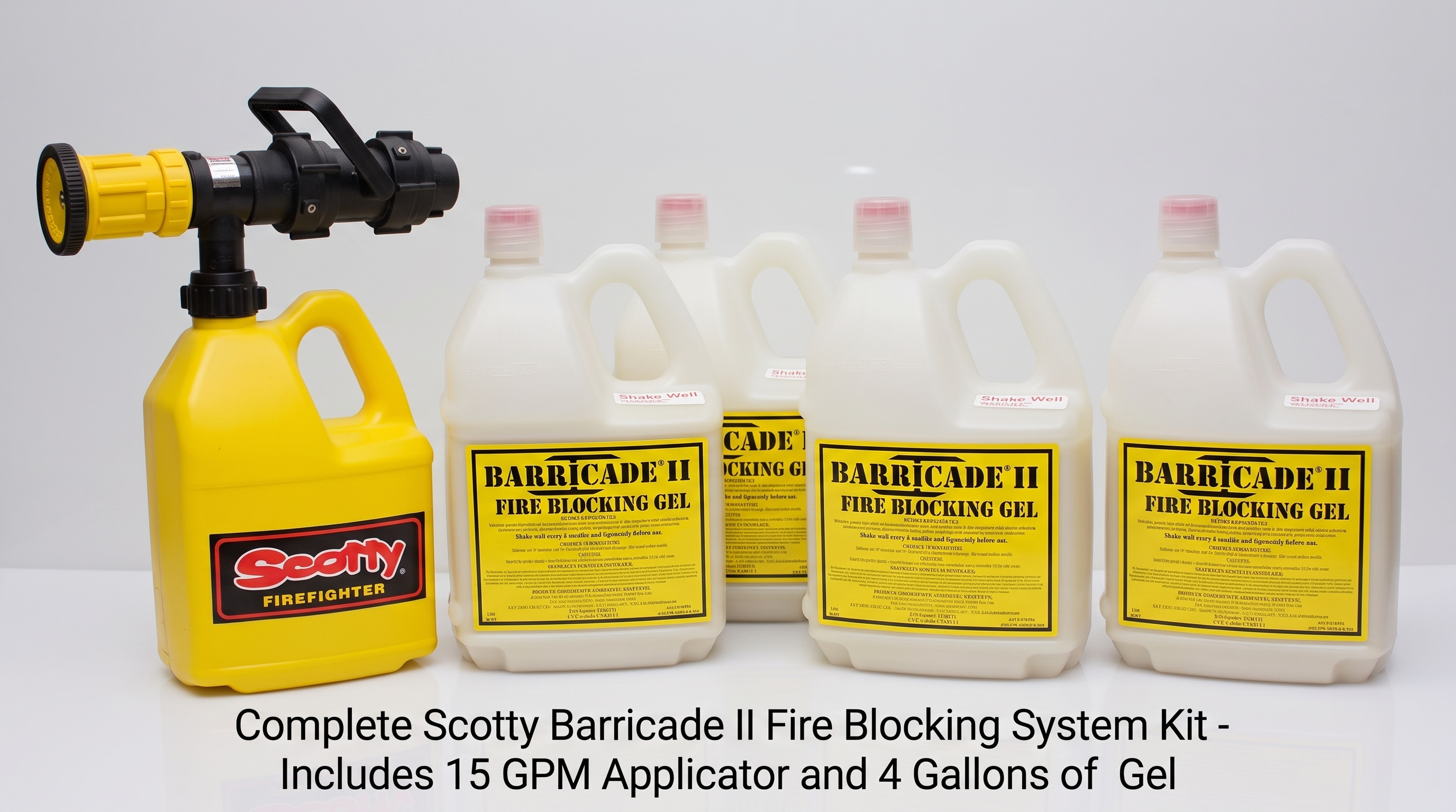 Barricade II Fire Blocking Gel — Complete Kit