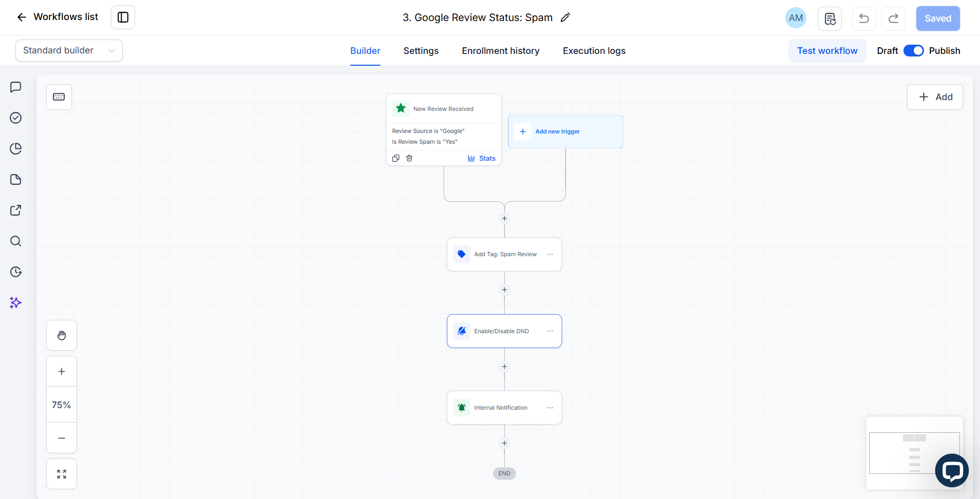 CRM Screenshot