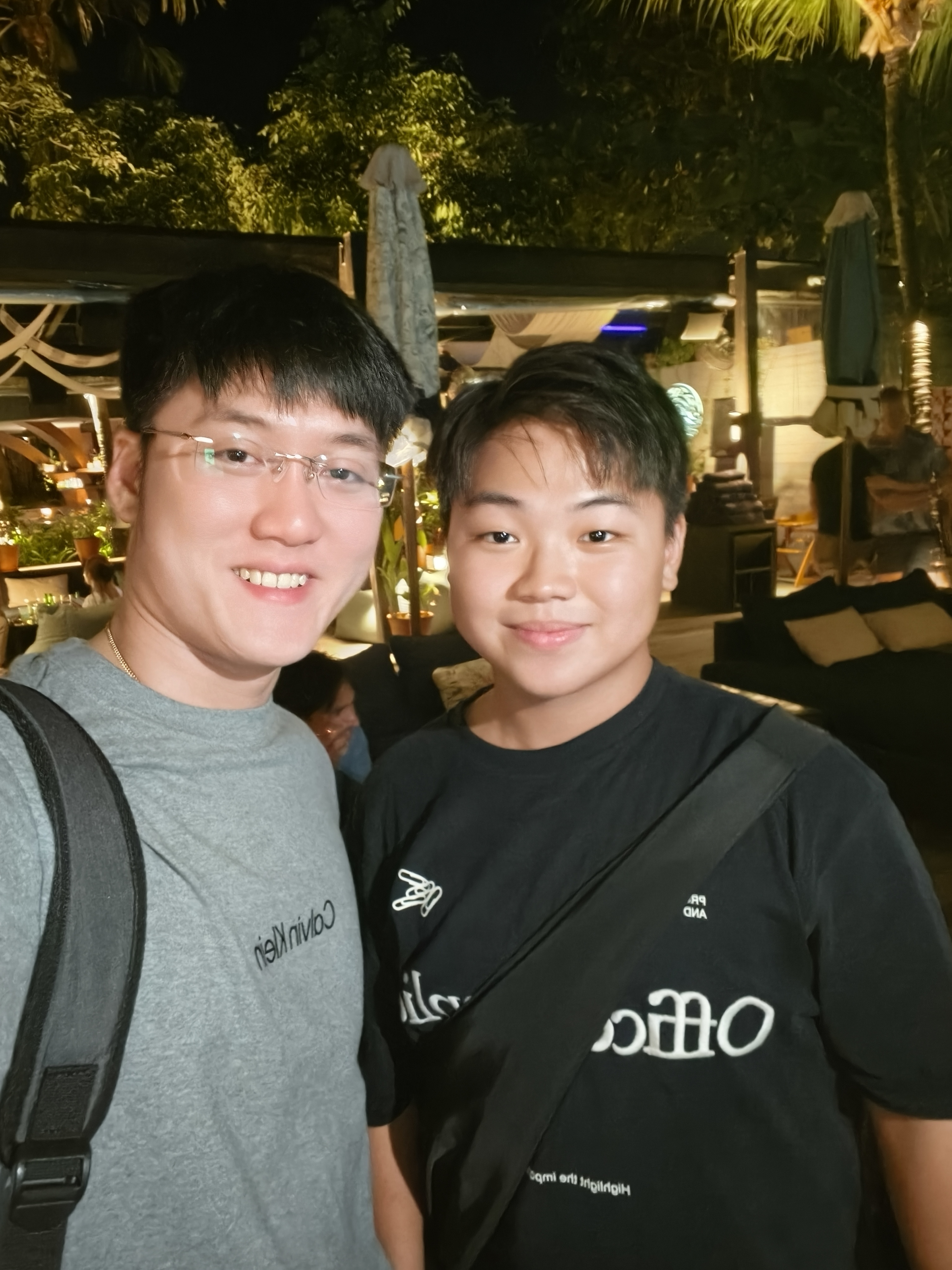 Alaric Ong with Liang Fei