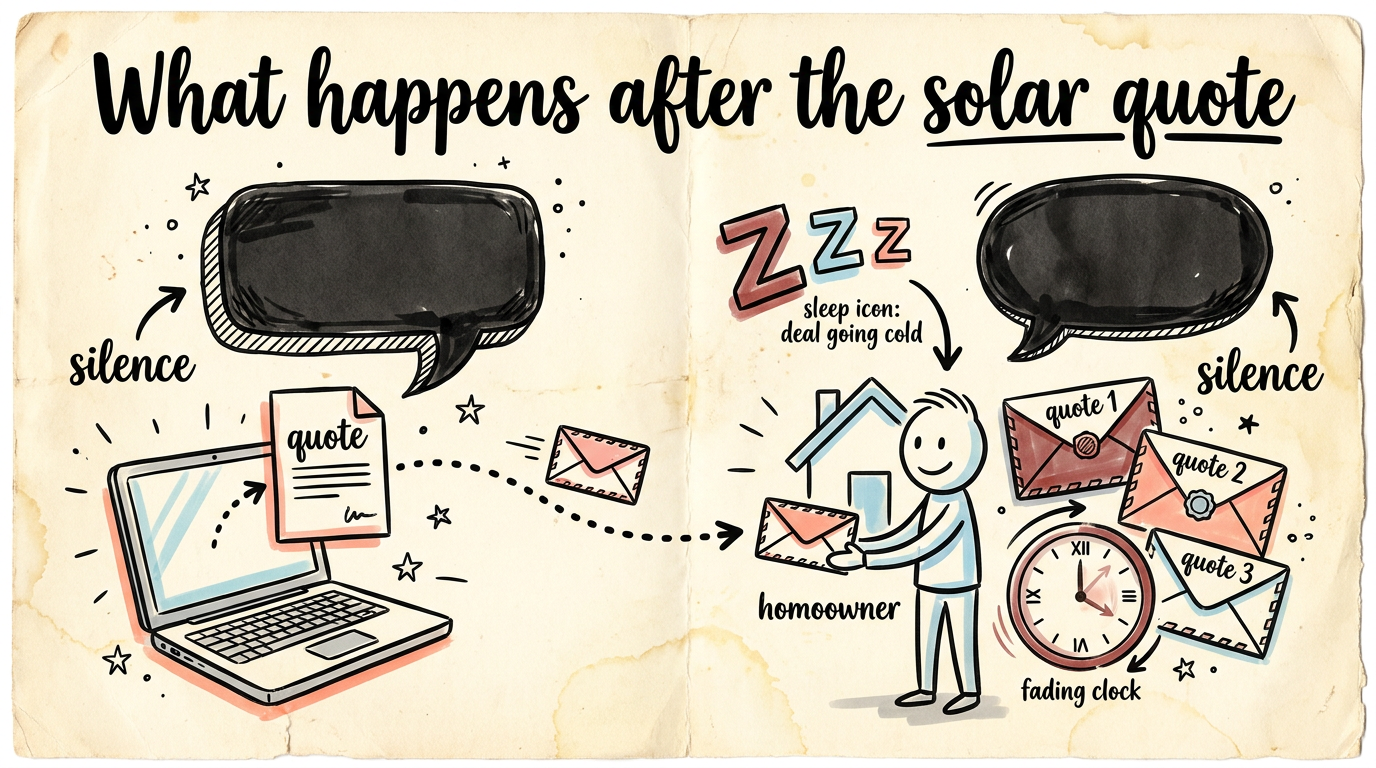 What happens after the solar quote - why "just send it through" kills deals in Australia