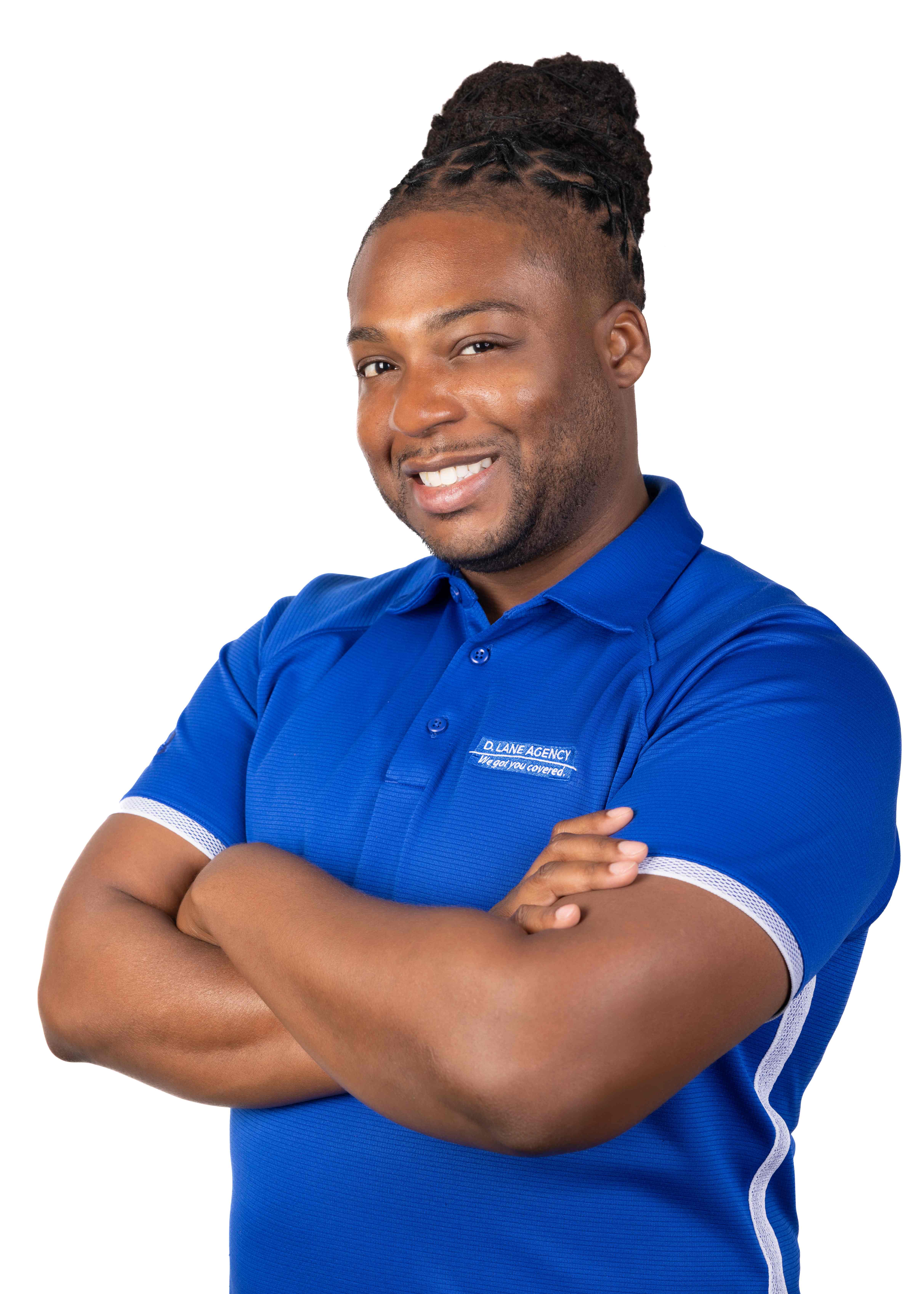 Donte, a licensed local insurance agent at D. Lane Agency