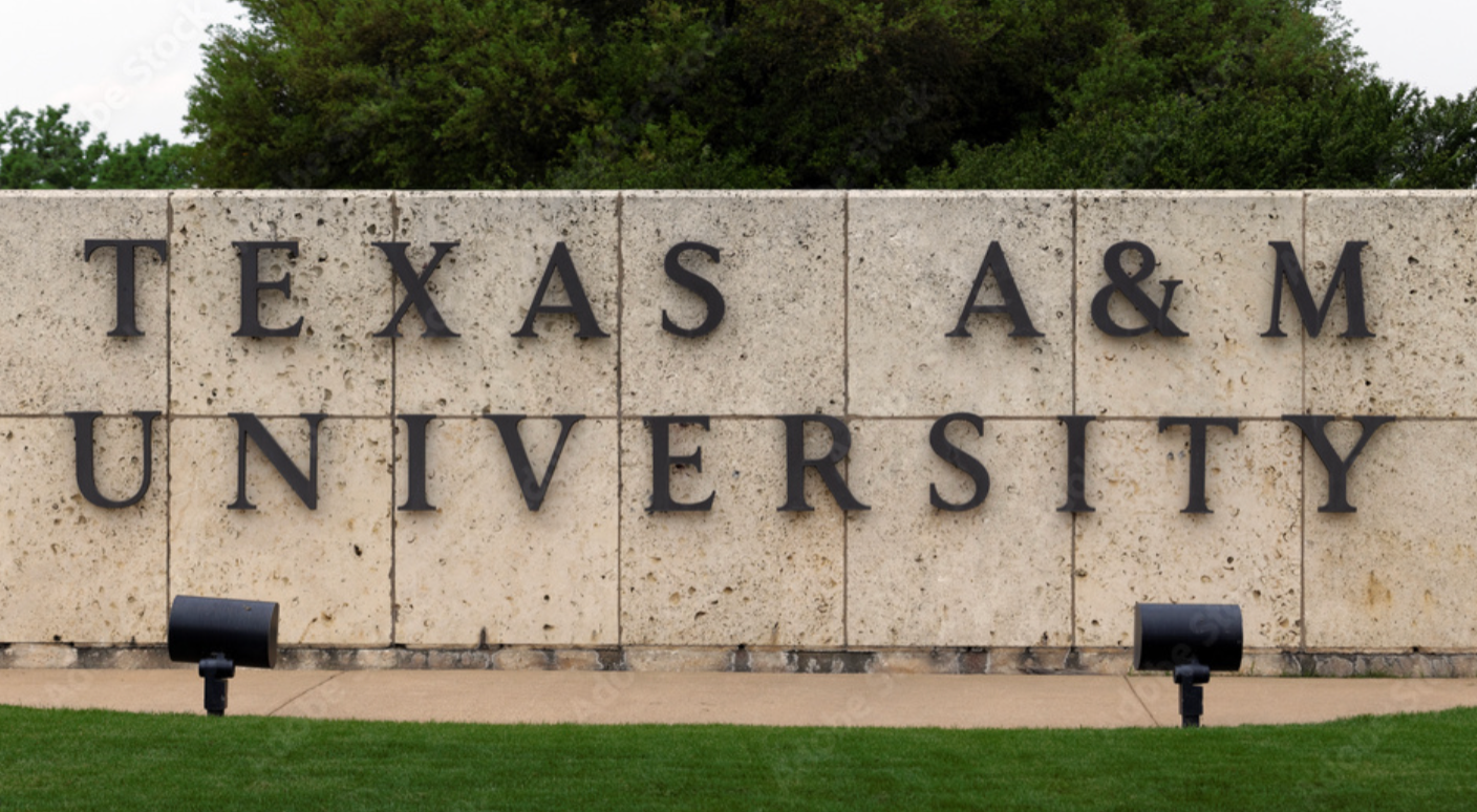 Picture of the Texas A&M Sign on campus
