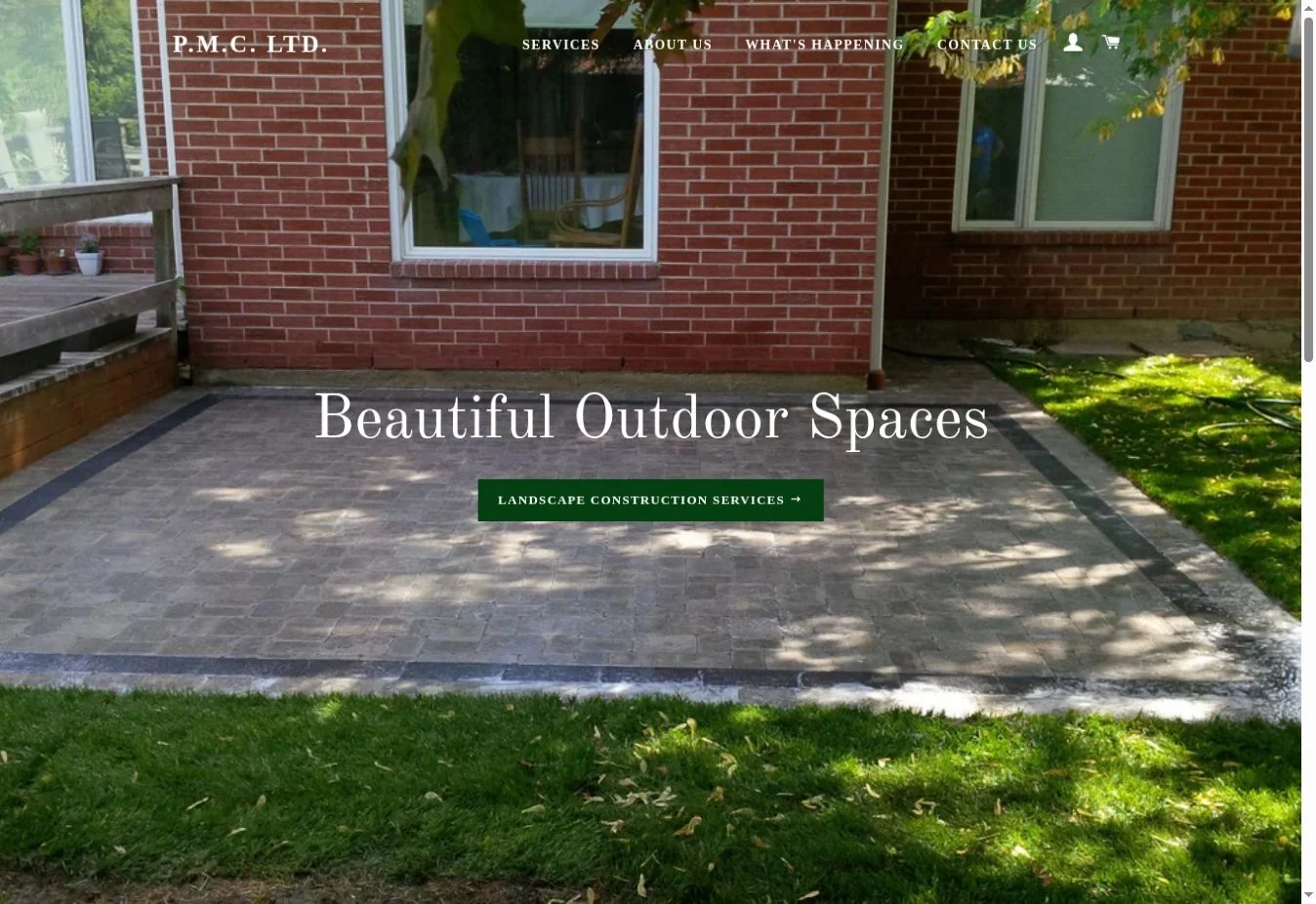 PMC Greenscapes actual current website opening